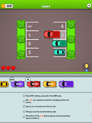 Parking Lot - Logic Puzzle screenshot