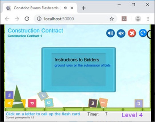 CramFLASH Construction Contract Exam Random Flashcard Apps Image
