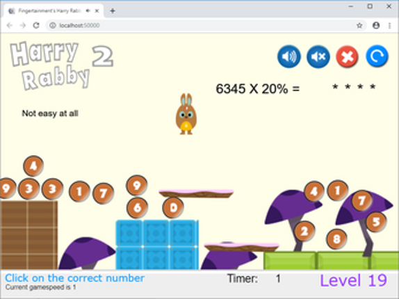 HarryRabby 2 Math Advanced Percentage screenshot