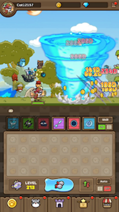 Cat Hero : Idle RPG screenshot