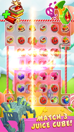 Juice cube: Match 3 Fruit Game screenshot
