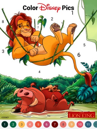 Happy Color by Numbers Game screenshot