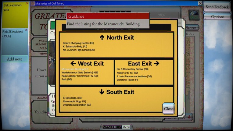 Mysteries of Old Tokyo screenshot