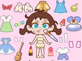 Paint Doll Dress Up Image