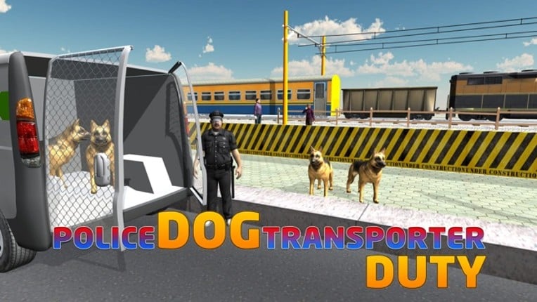 Police Dog Transporter Truck – Drive minivan & transport dogs in this simulator game screenshot