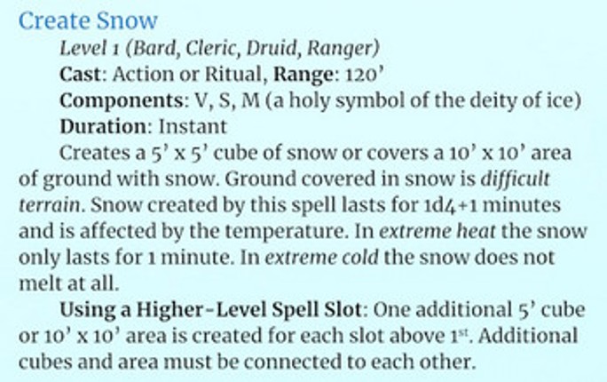 Power of Cold screenshot