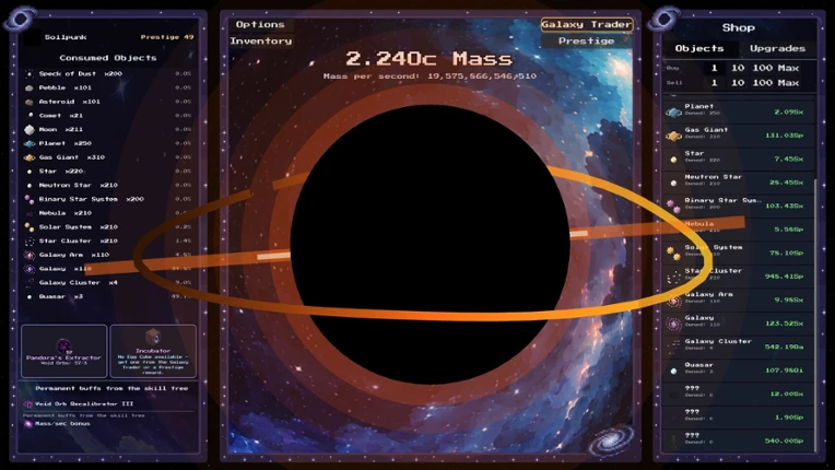 VOID CLICKER: Infinite Prestige Image