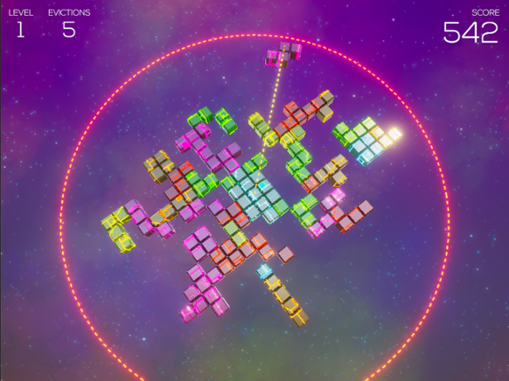 Zero-G Nuclear Space T3TRIS screenshot