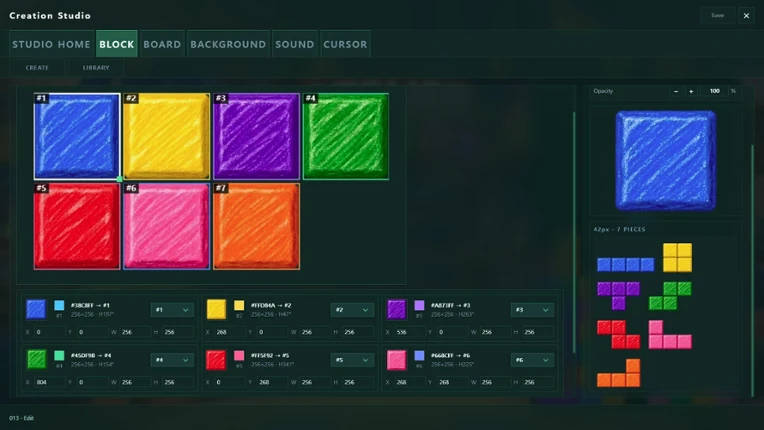 ATELIER BLOCKS screenshot