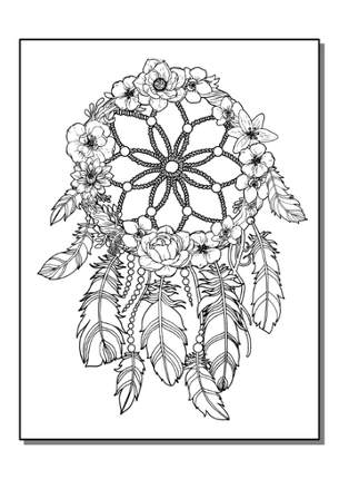 Coloring pages dreamcatcher screenshot