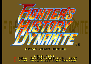 Fighter's History Dynamite Image