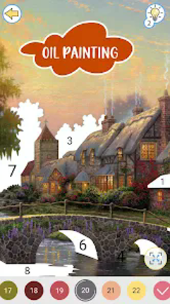 Color by Number: Coloring Book Image