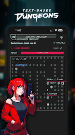 CyberCode Online: Text MMORPG screenshot