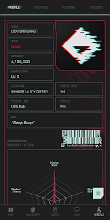 CyberCode Online: Text RPG screenshot