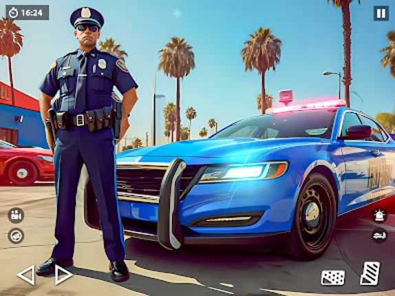 US Police Car Transporter Game Image