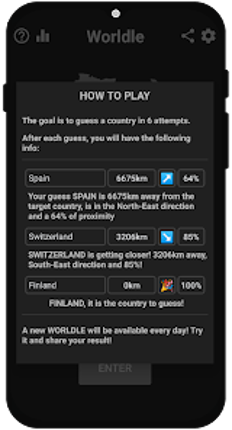Worldle - Daily country guess Image