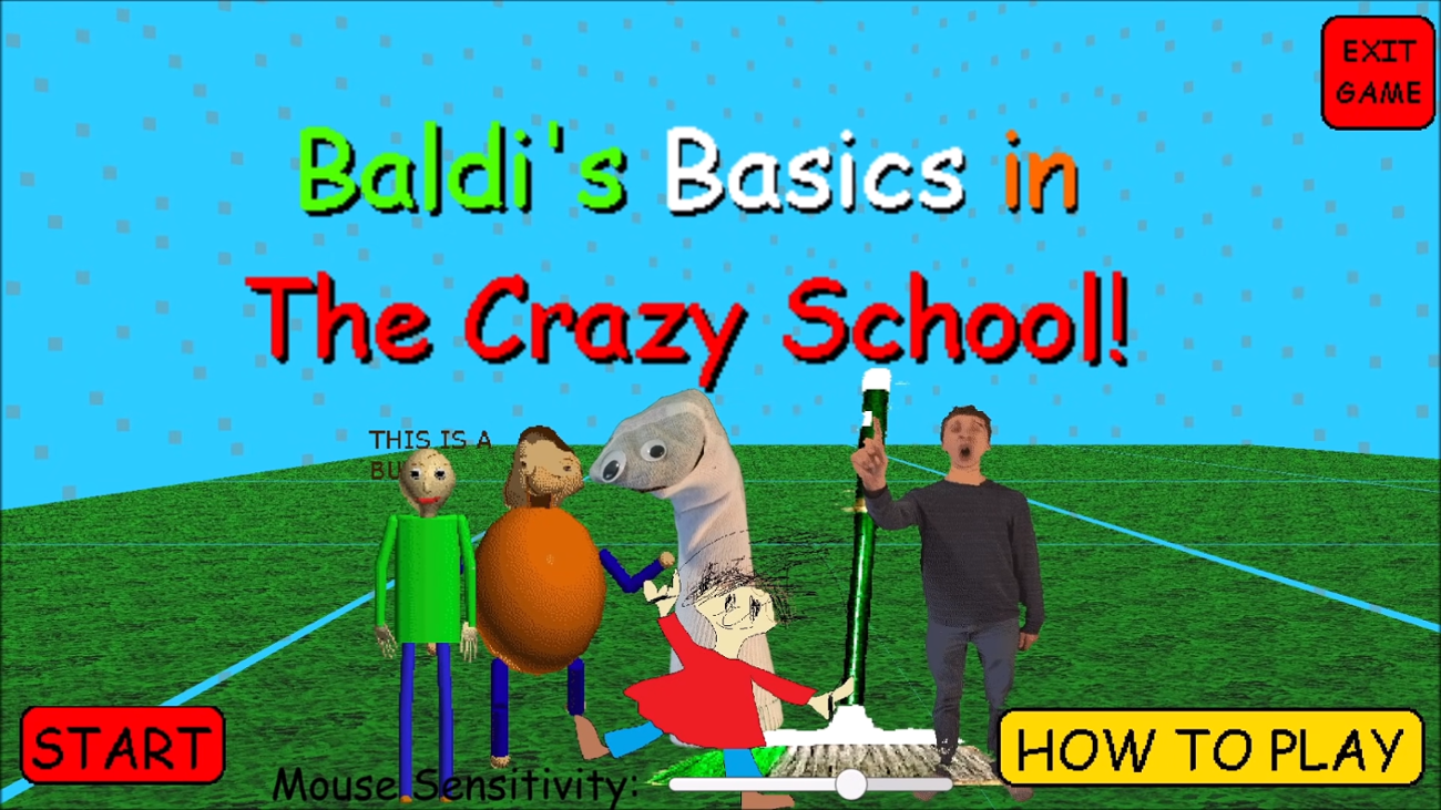 Games like Baldi's Basics in the crazy school (REUPLOAD)