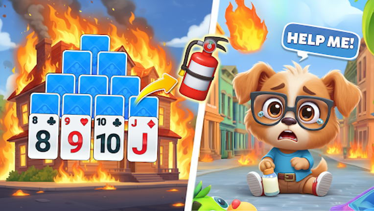 Solitaire Farm: TriPeaks screenshot