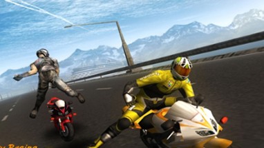 MOTOR BIKE Stunt Fighter RACER 3D Image