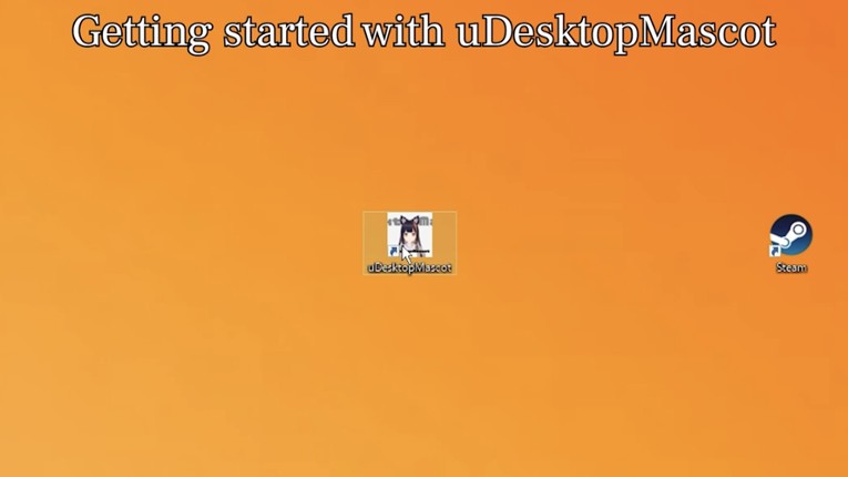 uDesktopMascot screenshot