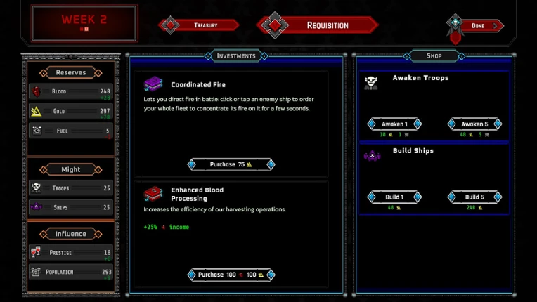 Vampolitics: Vassals of the Void screenshot