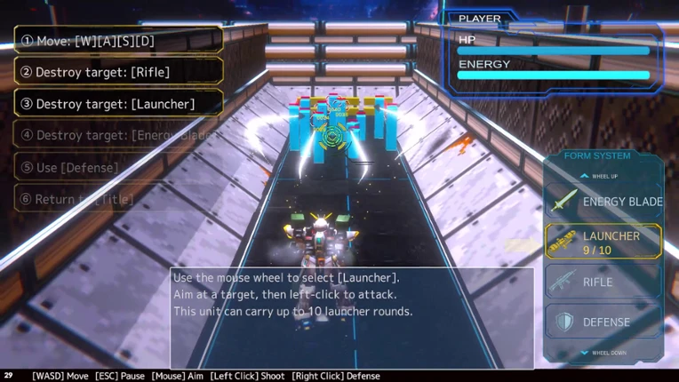 VOID ARMOR: FORM DRIVE screenshot