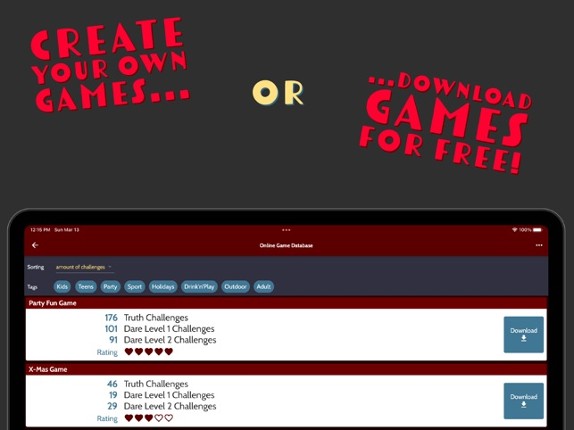 Wheel of Truth or Dare screenshot