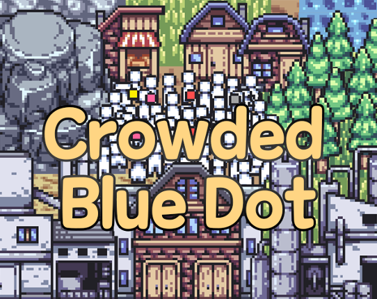 Crowded Blue Dot Image