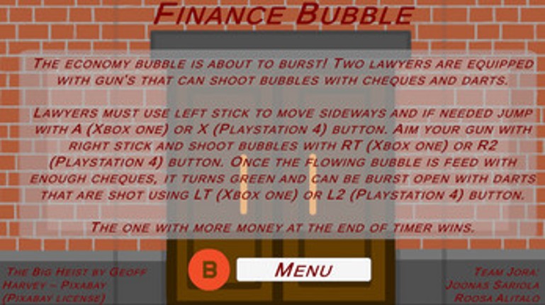 Finance bubble screenshot