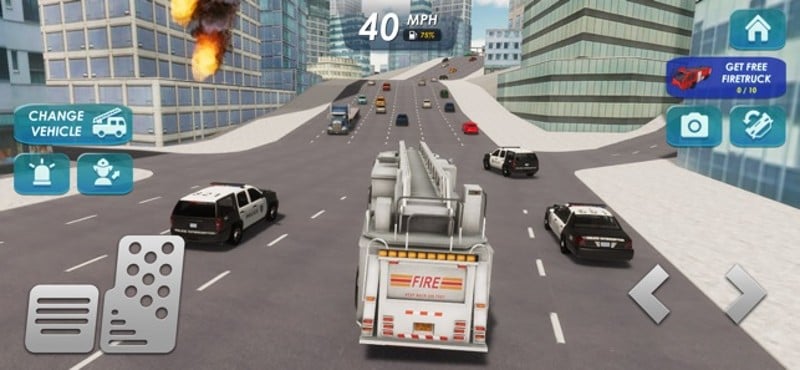 Fire Truck Game 911 Emergency screenshot