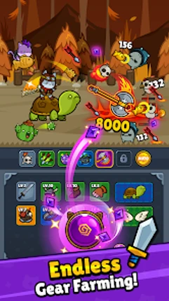 Meow Knights: Idle RPG screenshot