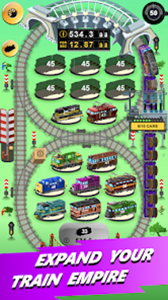 Train Merger: Idle Rail Tycoon screenshot
