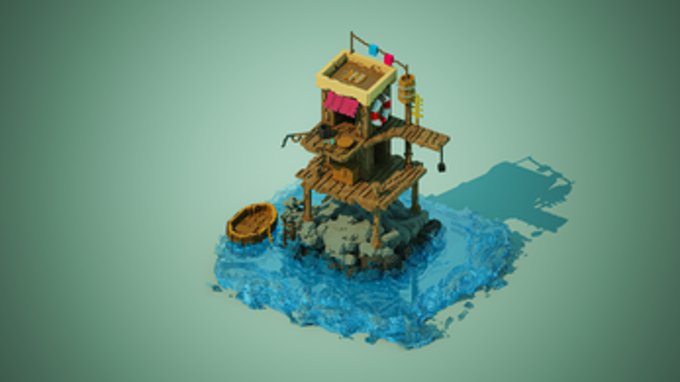 voxel 3D fisher tower screenshot