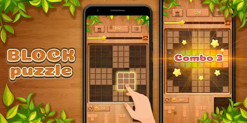 Wood block game - block puzzle Image