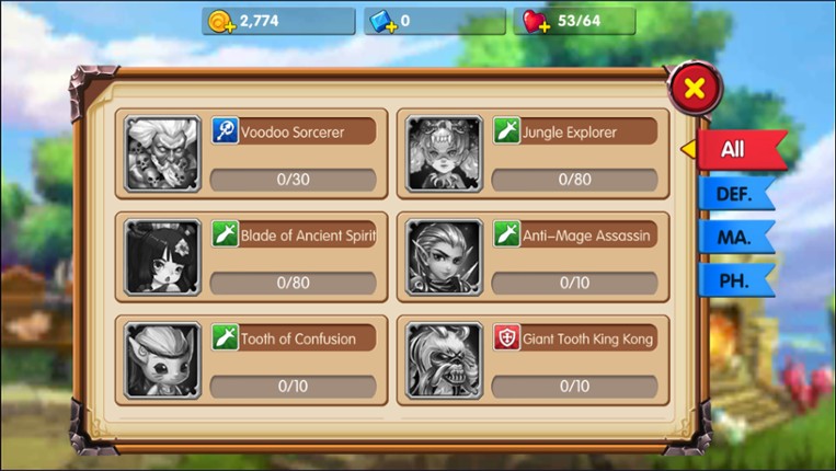 Legend of Heroes: Eternal Arena screenshot