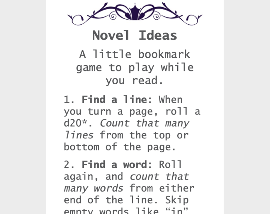 Games like Novel Ideas