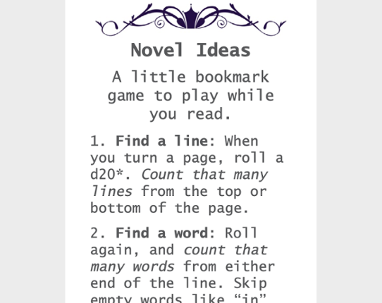 Novel Ideas Image