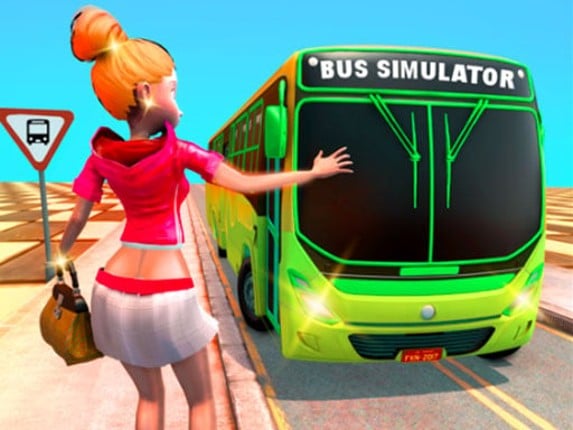 Passenger Bus Taxi Driving Simulator Game Cover