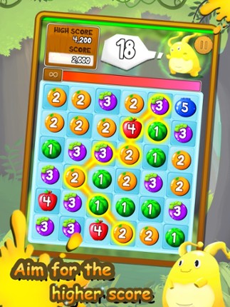 Seven ate Nine (789): Fruity Math Puzzle screenshot
