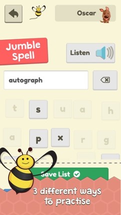Spelling Assistant : Helping you ace the spelling bee! screenshot