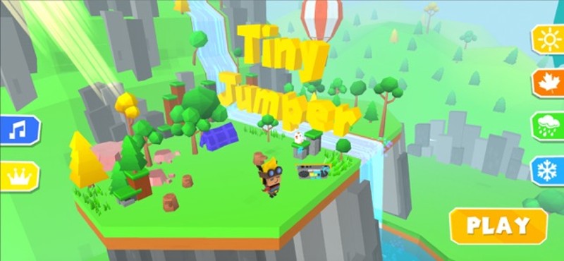 Tiny Jumper Justin: Fruit Rush screenshot