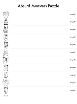 Absurd Monsters Puzzle - Wear Image