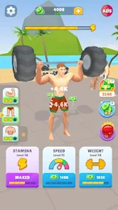 Idle Lifting Hero: Muscle Up screenshot