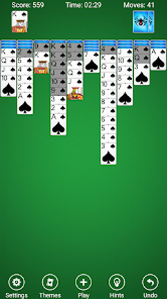 Spider Solitaire screenshot