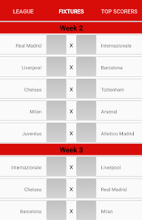 League Table Creator screenshot