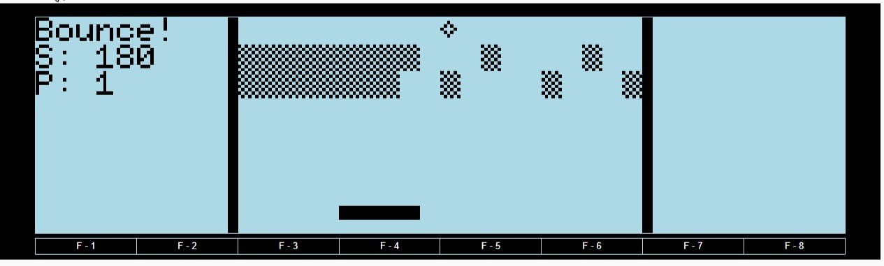 Games like Bounce (Tandy M 100) by David Plass