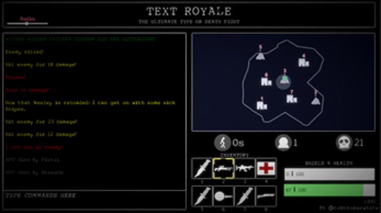Text Royale: The Ultimate Type or Death Fight Image