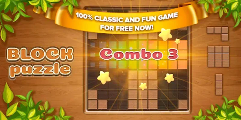 Wood block game - block puzzle Image