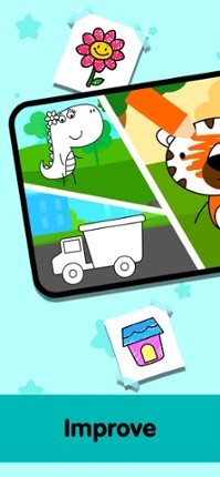 Kids Coloring Games for 3-5 screenshot