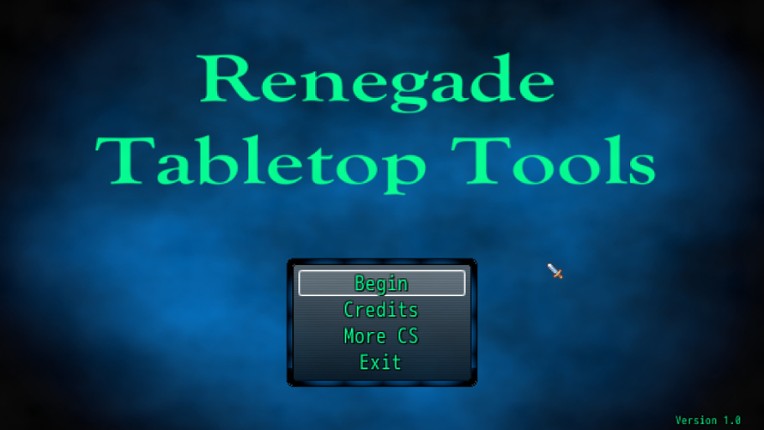 Renegade Tabletop Tools System screenshot